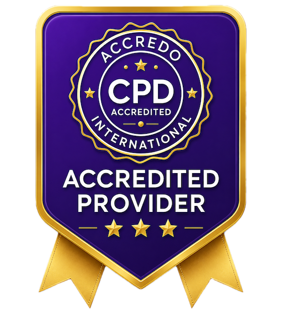 Accredo International Accredited Provider badge