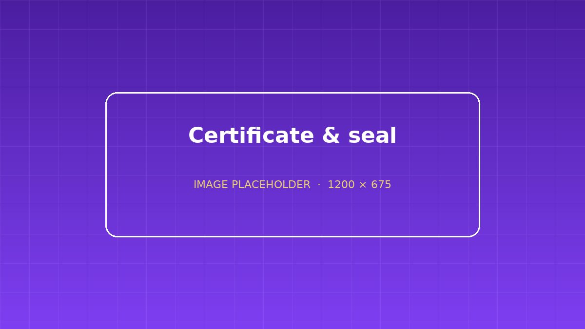 Placeholder image: a CPD certificate carrying an accreditation seal