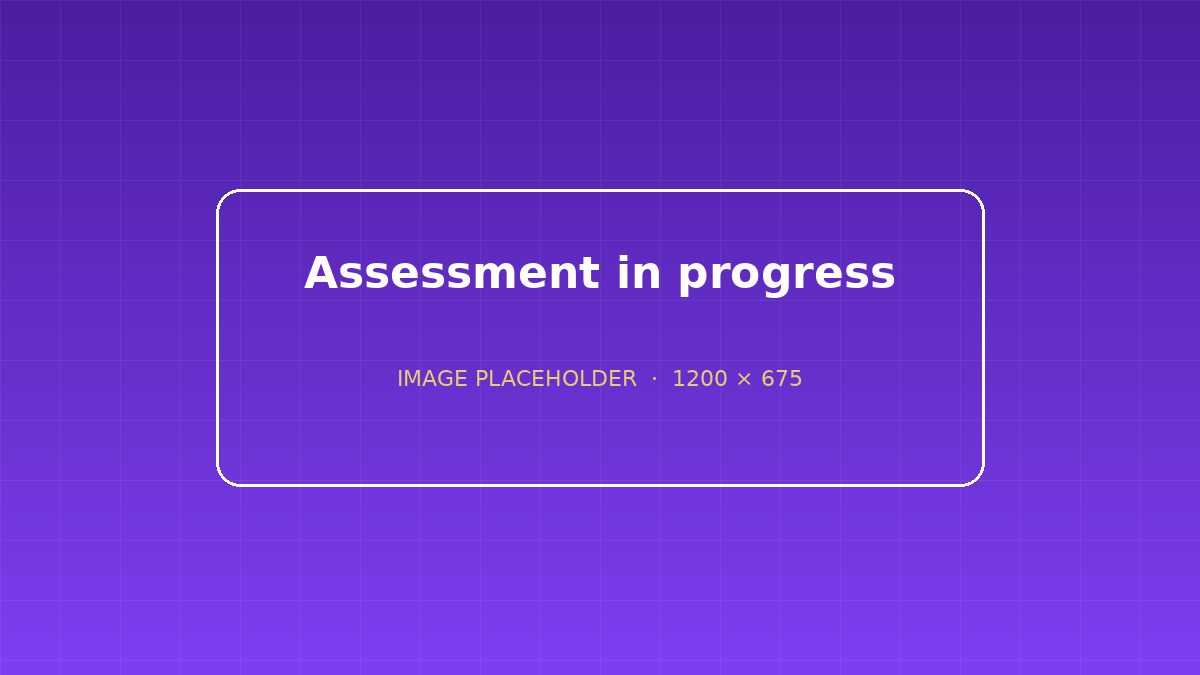 Placeholder image: an assessor reviewing submitted learning materials