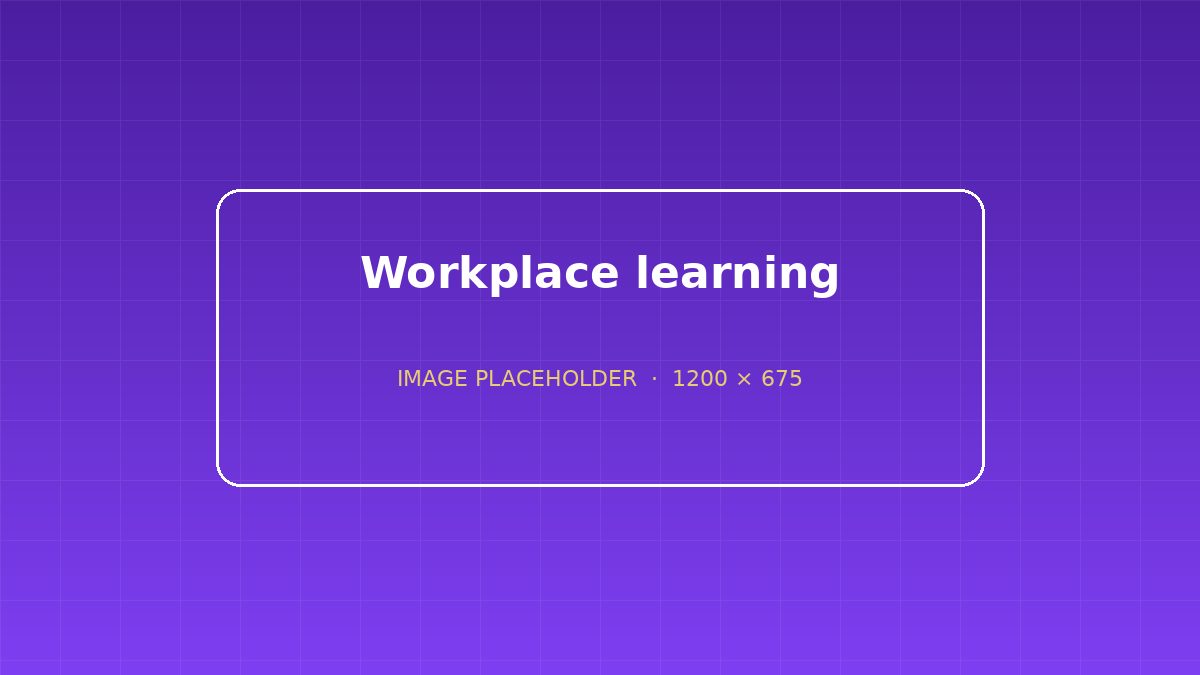 Placeholder image: staff taking part in workplace learning